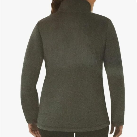 [NWOT] 32 Degree Heat Fleece Full Zip Long Sleeve Mock Neck Jacket - Picture 3 of 11